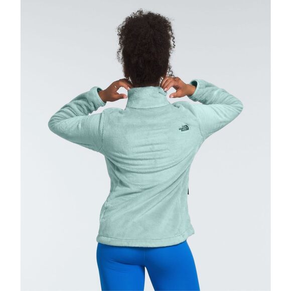 THE NORTH FACE Women’s Mint Green Osito Fleece Full-Zip Jacket Size Large - Picture 3 of 14